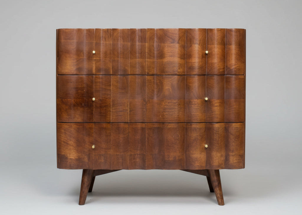 Hampton 3 Drawer Cabinet with Marble Top