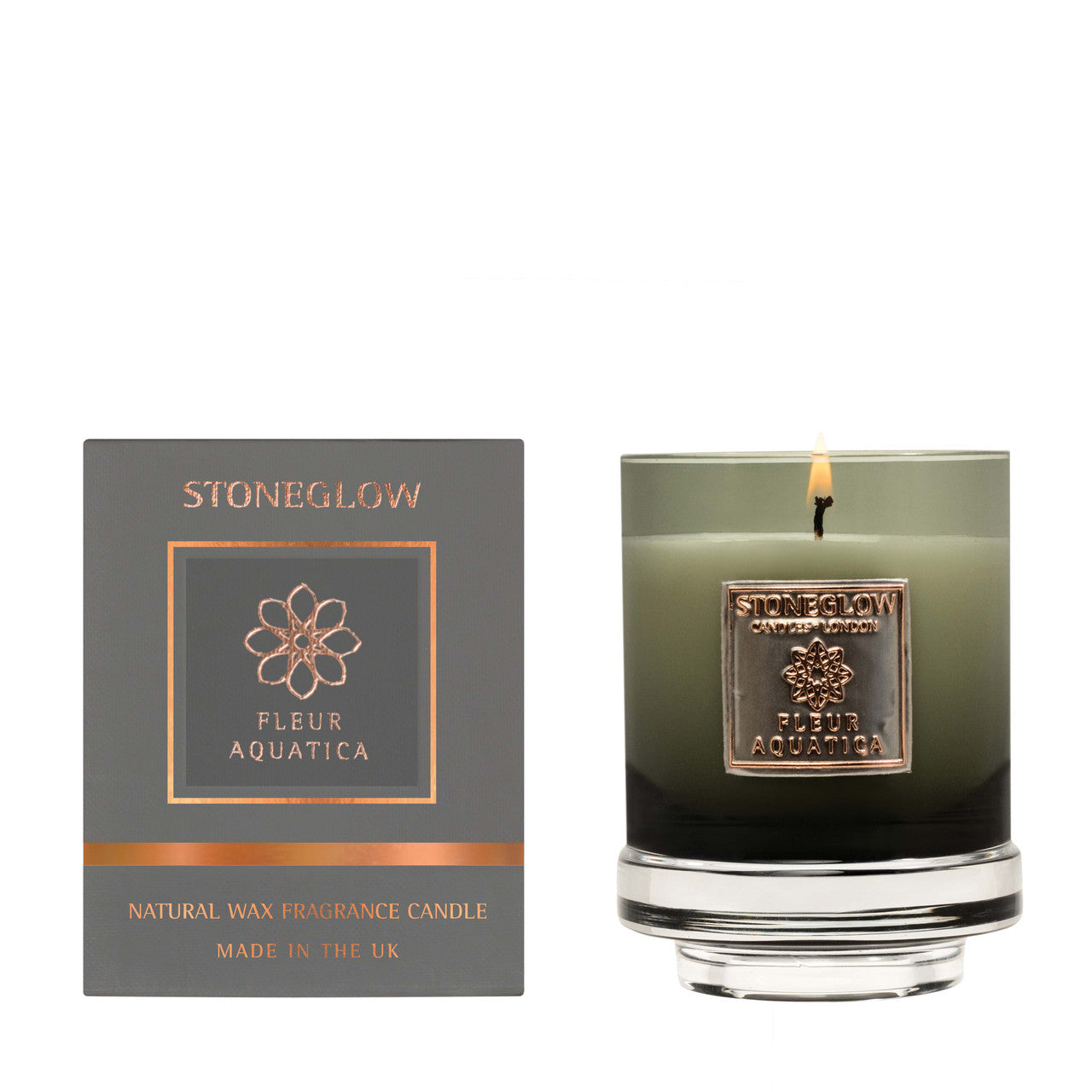 Metallique Collection - Fleur Aquatica Scented Candle