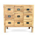 Reclaimed Teak 9 Drawer Chest