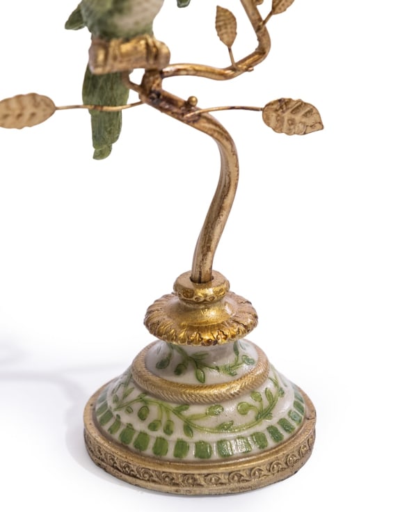 The Exotic Branch Parrot Candle Holder