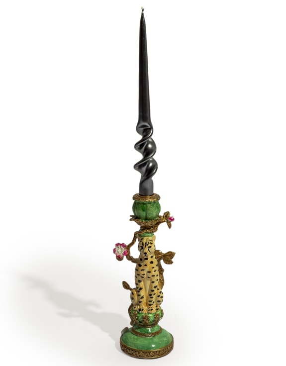 The Lovely Leopard Candle Holder