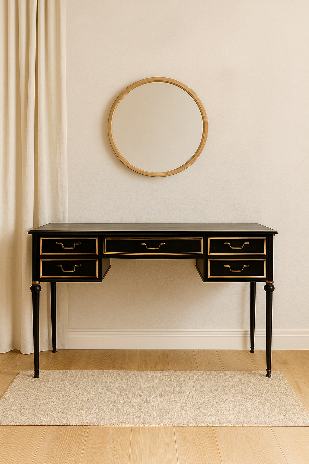 Orson Vintaged Metal Desk