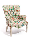 Exotic Paradise Print Occasional Chair - Hand Made in the UK