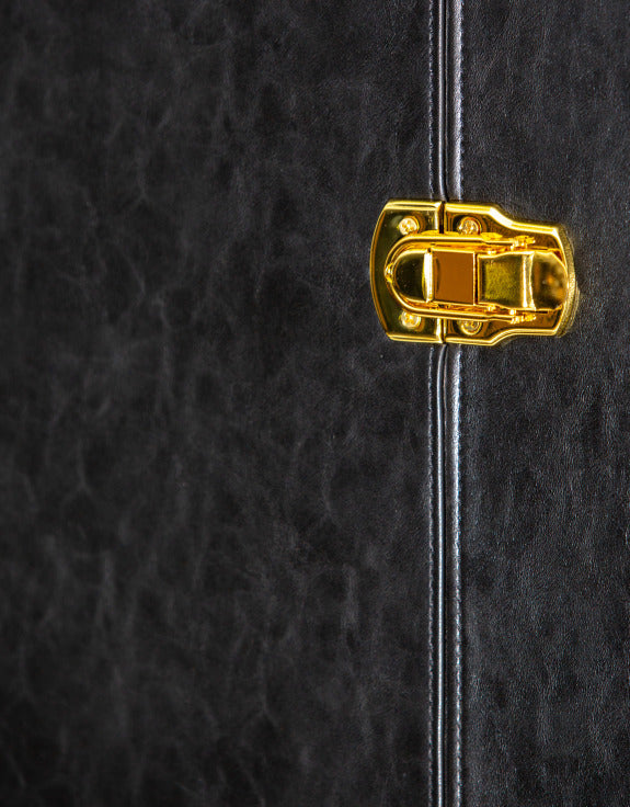 Savanna Extra Large Leather 2 Door Bar Cabinet