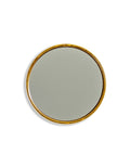 Gold Leaf Cylinder Mirror - 30cm