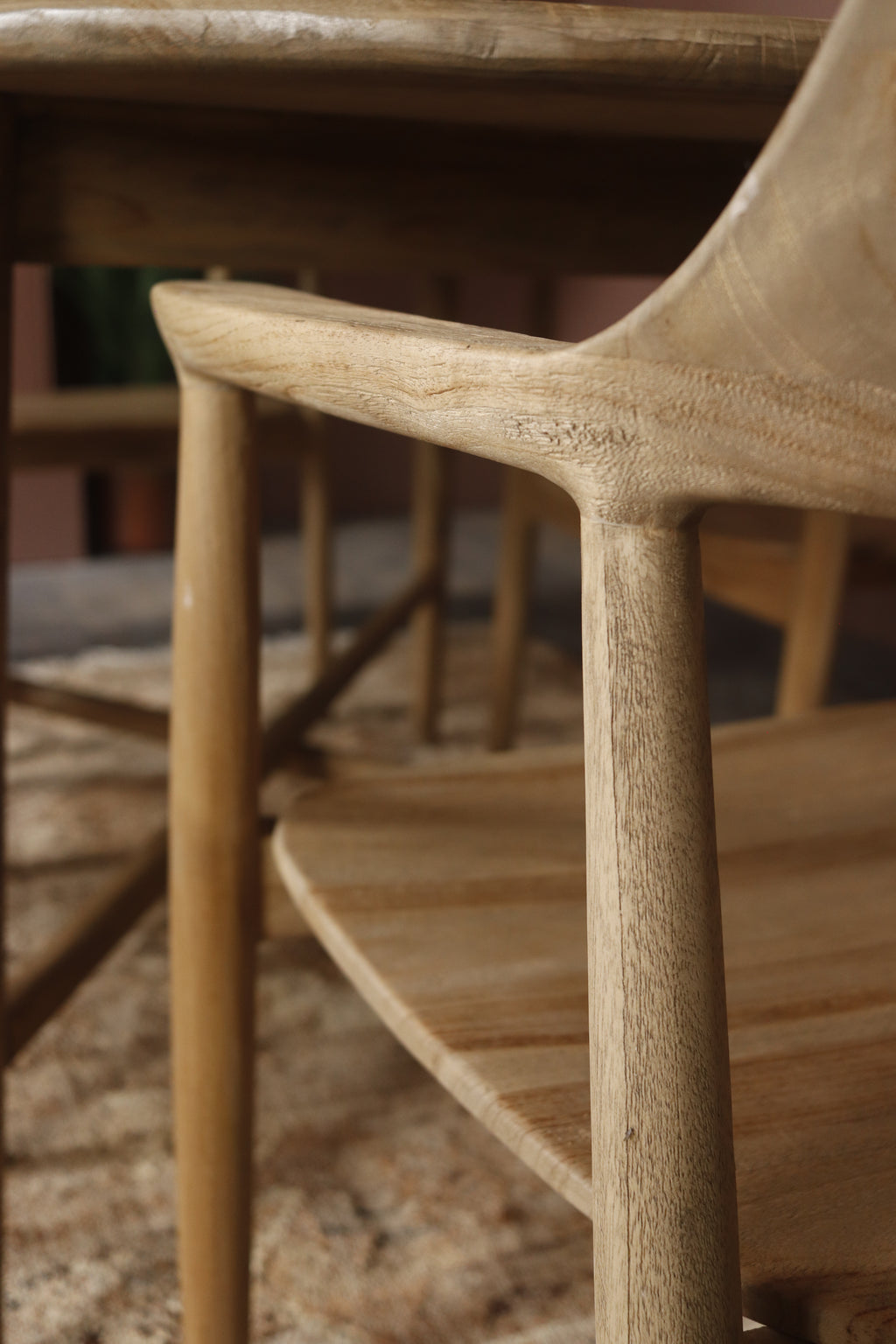 Hoxton Teak Dining Chair with Arms