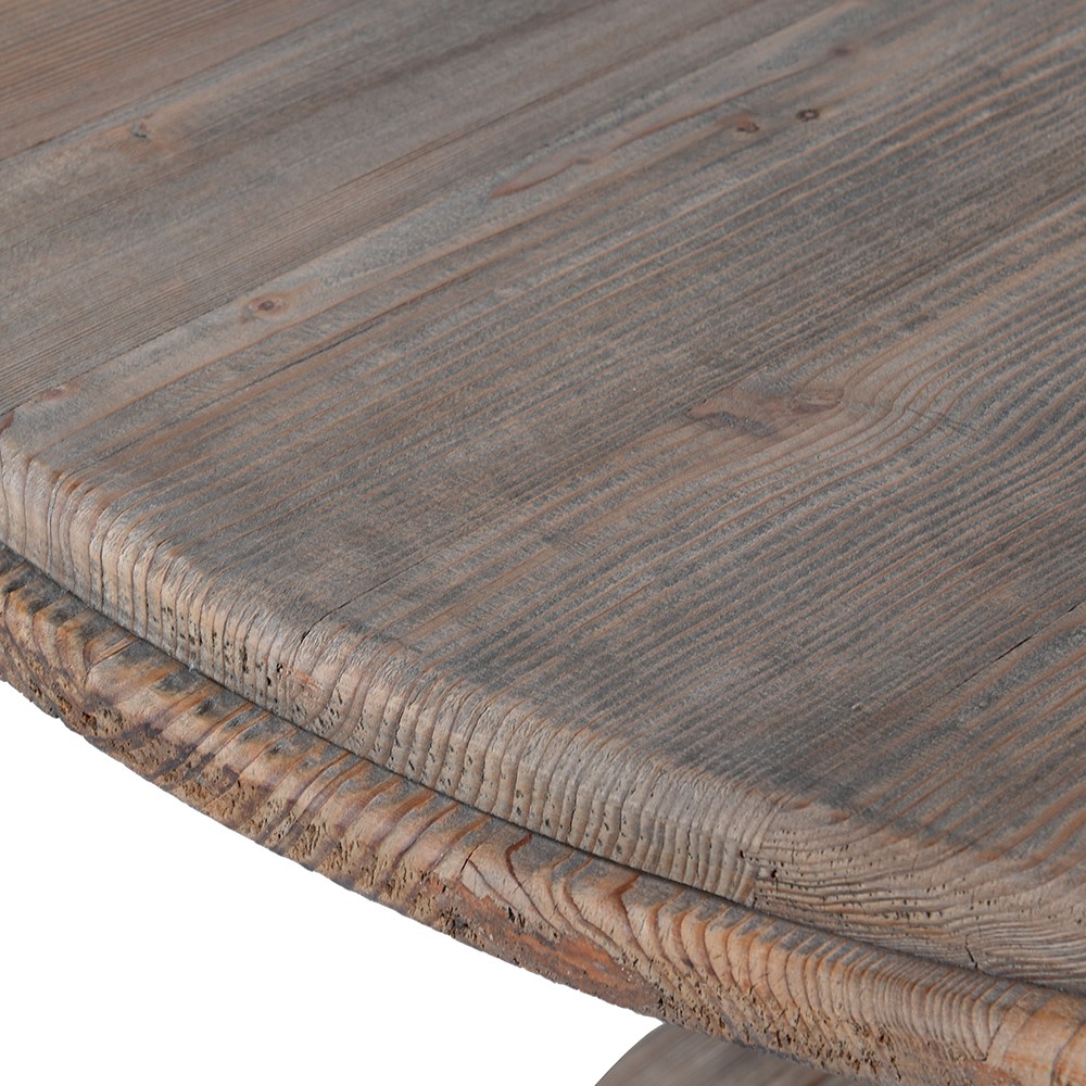 Hartwell Vintaged Round Pedestal Dining Table
