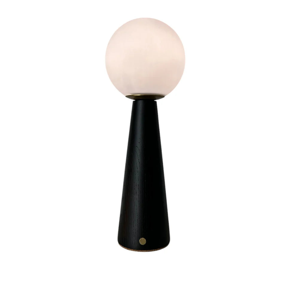 Chalk Rechargeable Touch Lamp - Large Charcoal