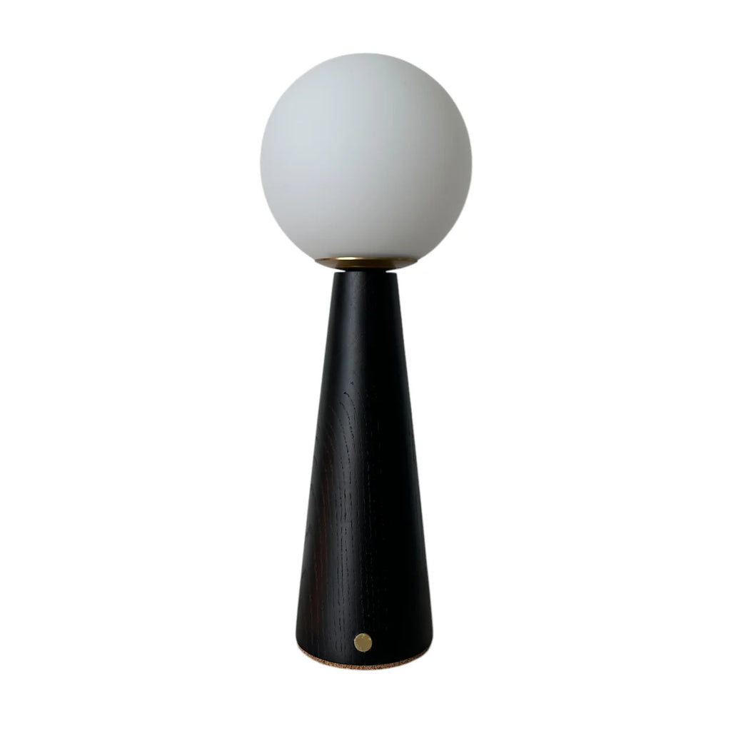 Chalk Rechargeable Touch Lamp - Large Charcoal