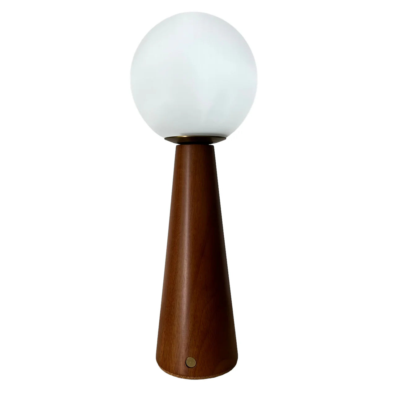 Chalk Rechargeable Touch Lamp - Large Teak