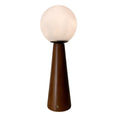 Chalk Rechargeable Touch Lamp - Large Teak