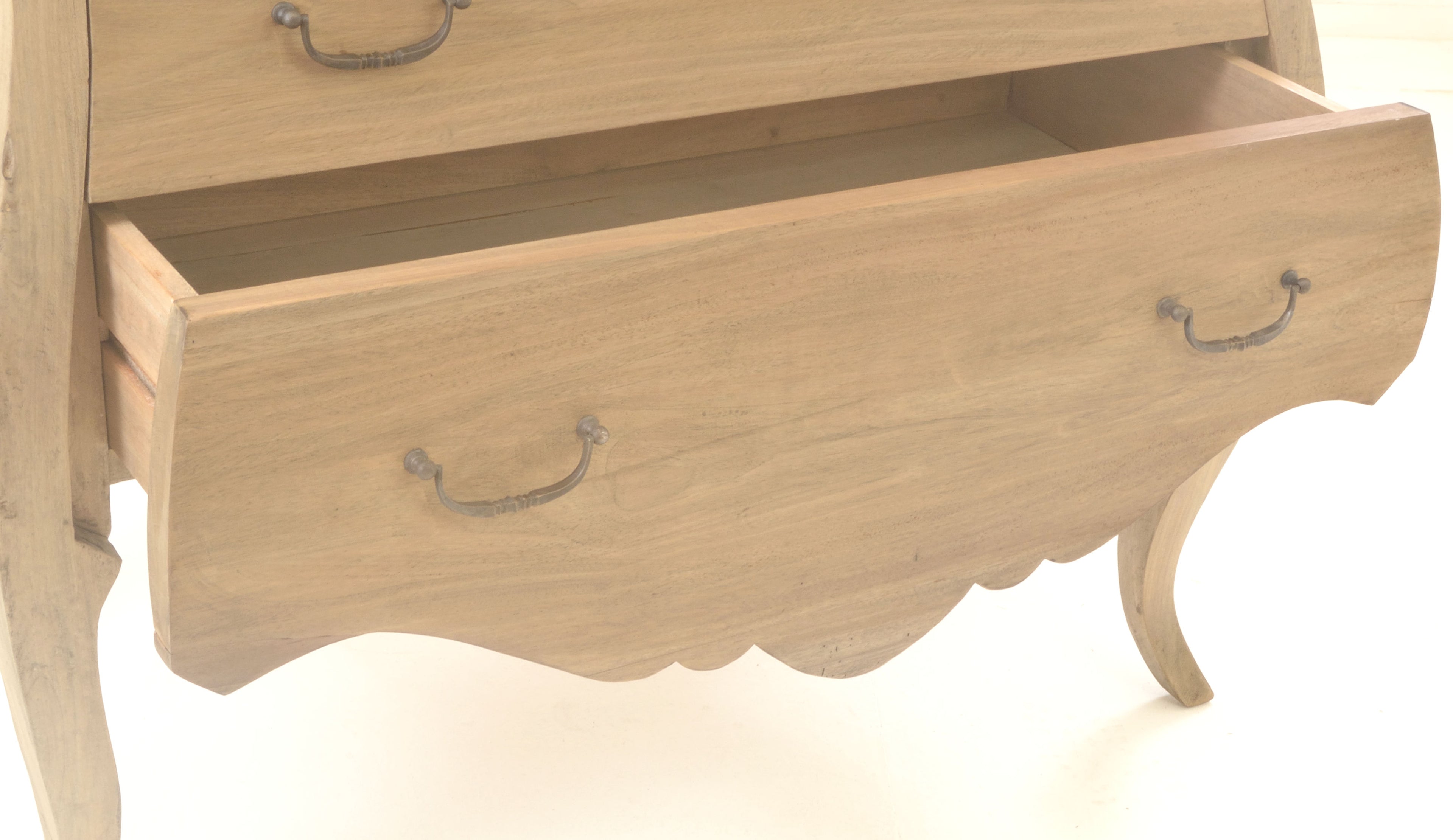 Limoges 2 Drawer Bombe Chest