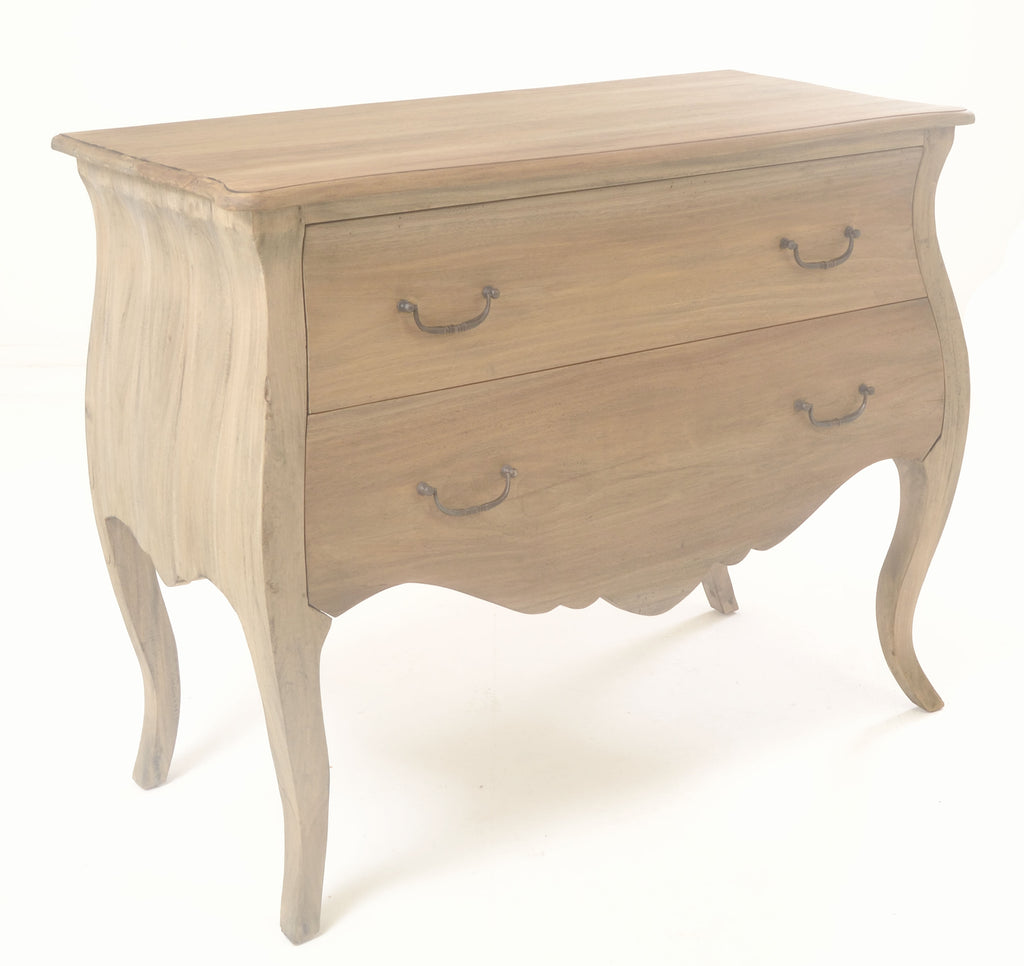 Limoges 2 Drawer Bombe Chest