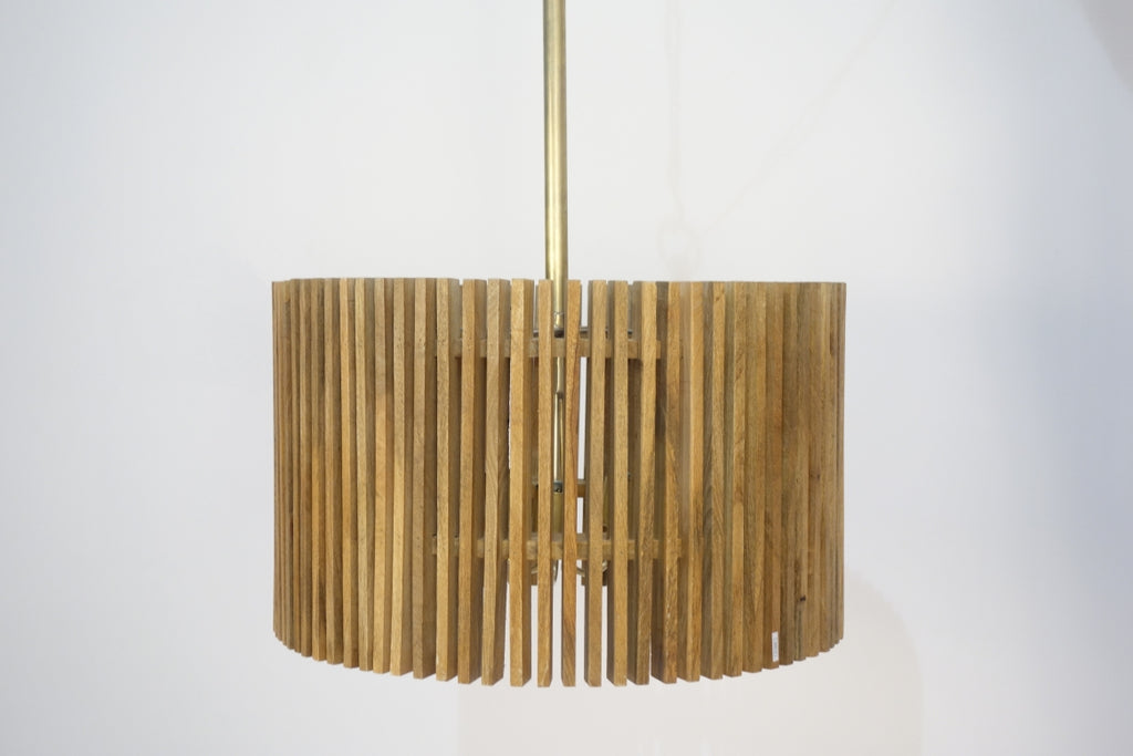 Rainer Slatted Round Light - Wide  *SPECIALOFFER