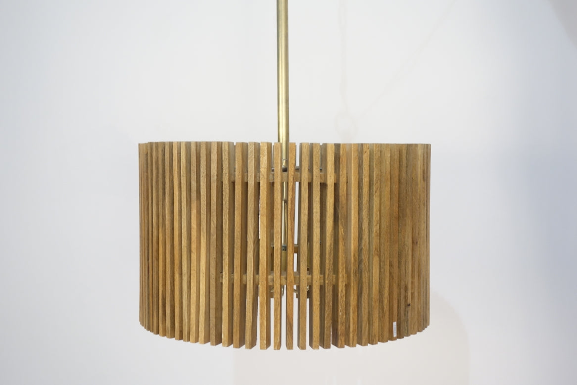 Rainer Slatted Round Light - Wide  *SPECIALOFFER