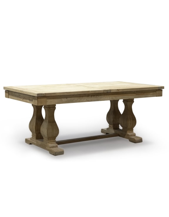 Brunswick Reclaimed Elm Extending Dining Table