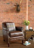Richmond Studded Front Leather Chair