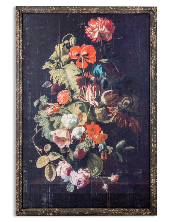 Soho Set of 2 Framed Large Floral Wall Prints