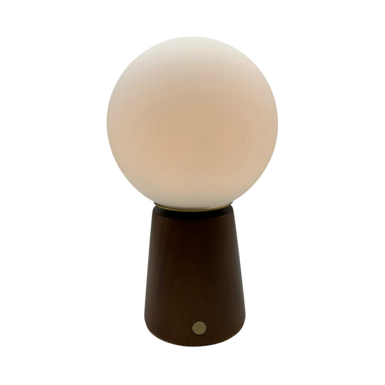 Chalk Rechargeable Touch Lamp - Small Teak