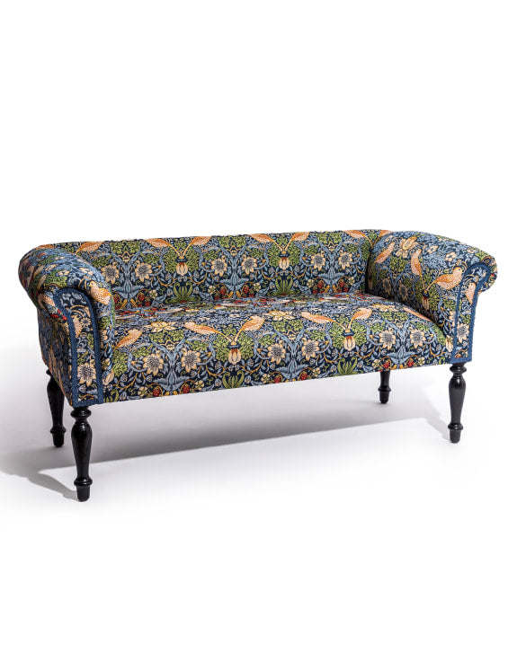 Standen Occasional Sofa in William Morris Strawberry Thief