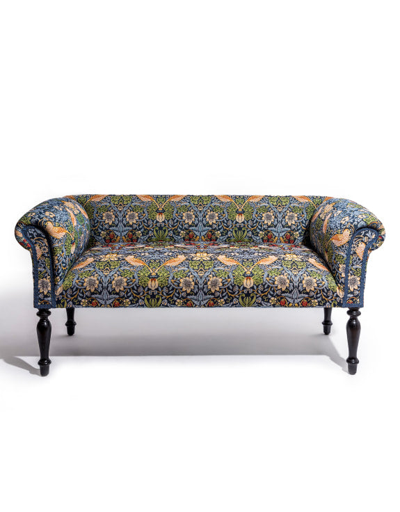 Standen Occasional Sofa in William Morris Strawberry Thief