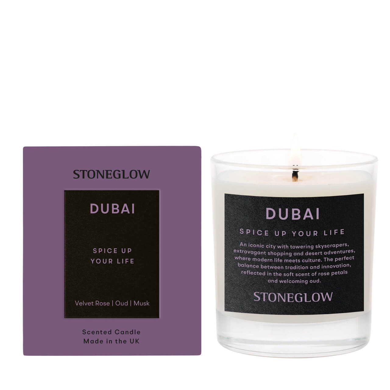 StoneGlow Scented Candle Explorer Dubai