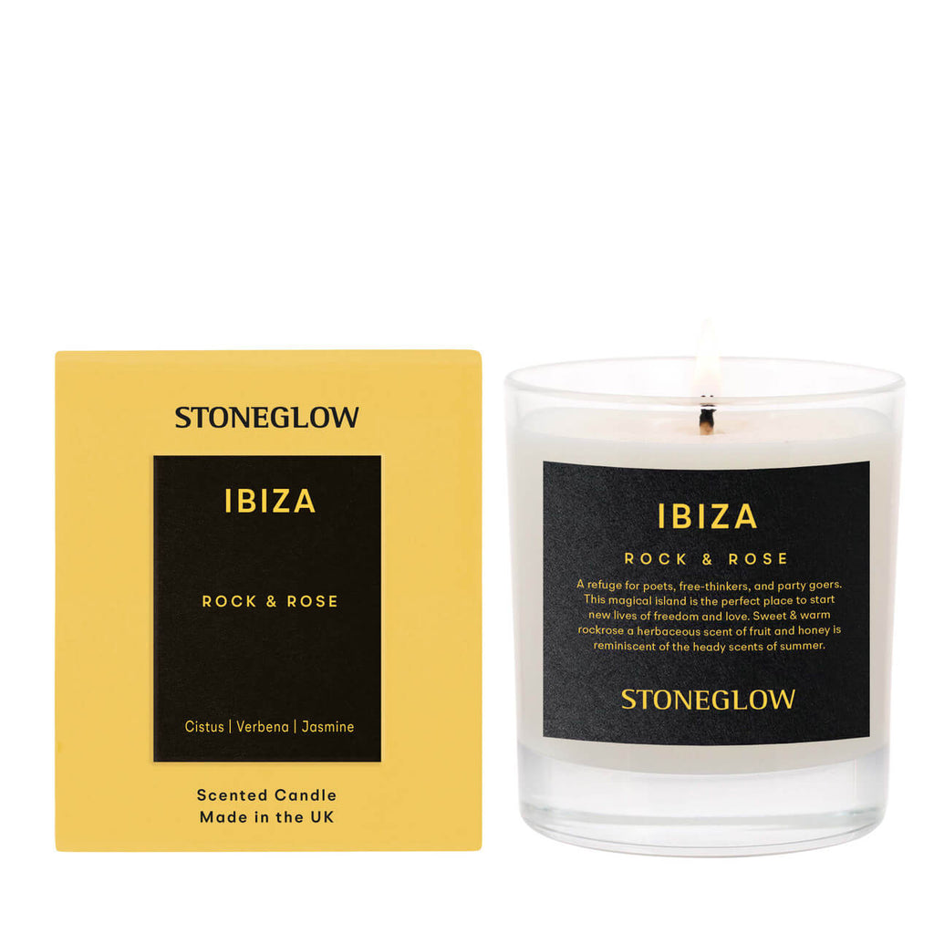 StoneGlow Scented Candle Explorer Ibiza
