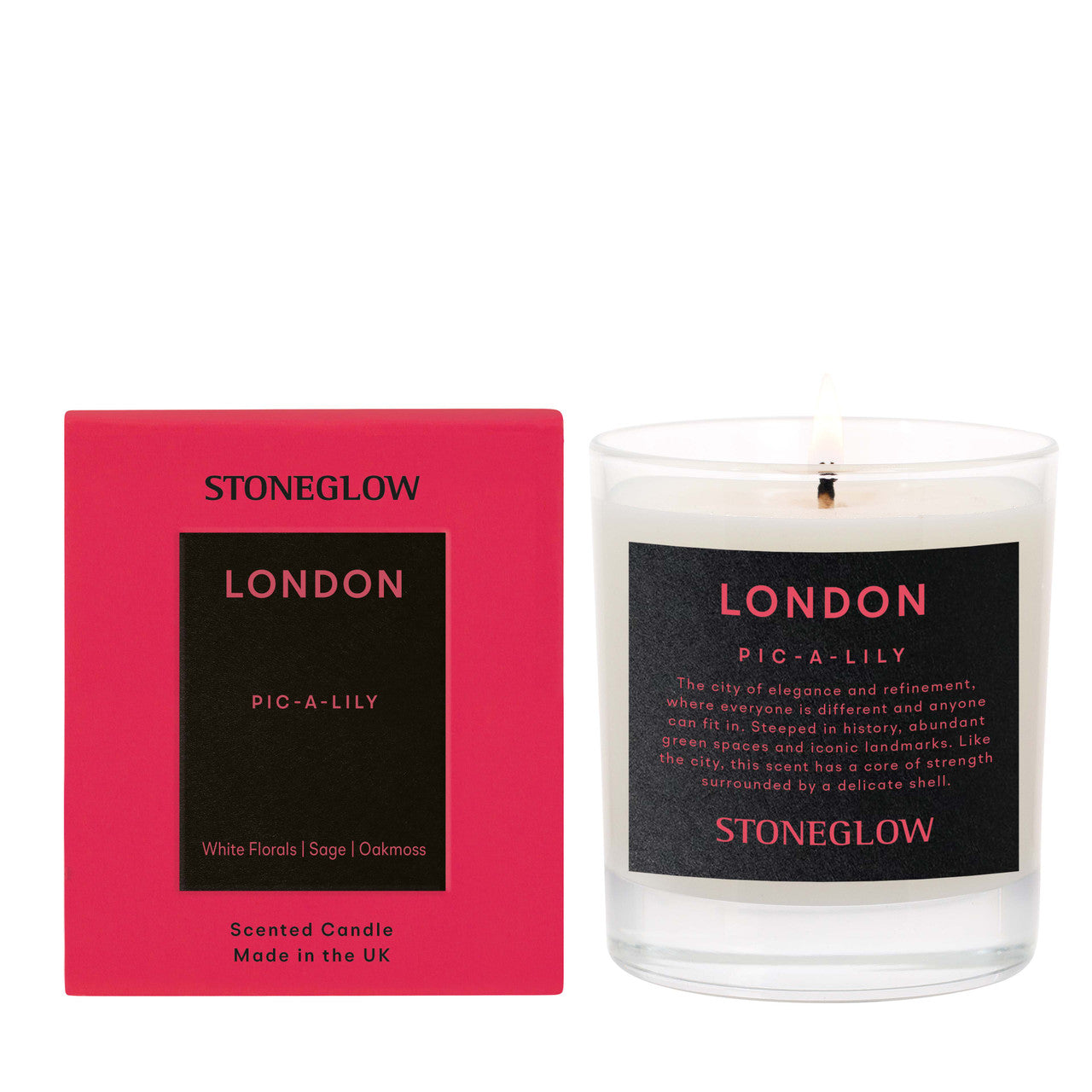 StoneGlow Scented Candle Explorer London