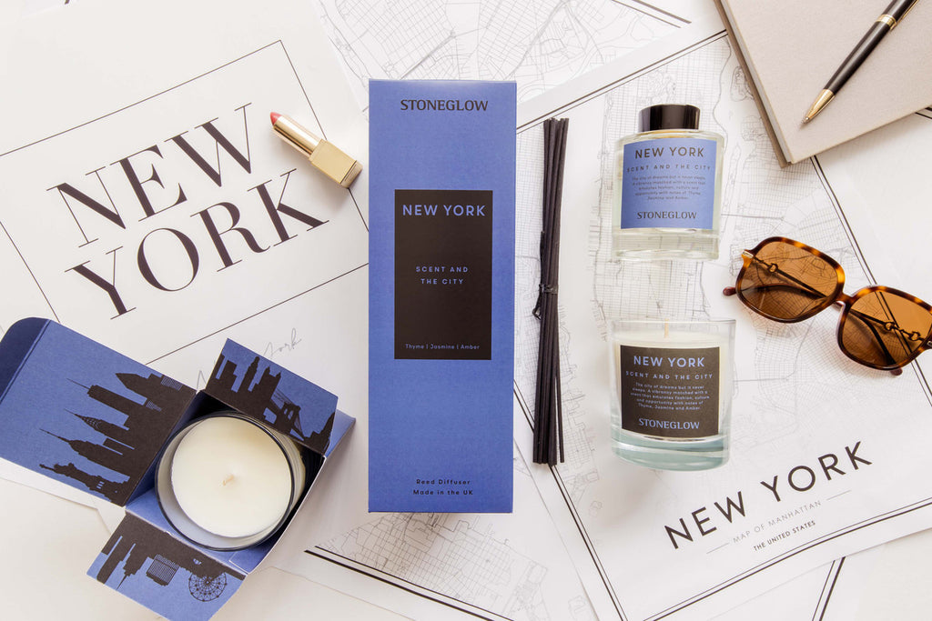 StoneGlow Scented Candle Explorer New York