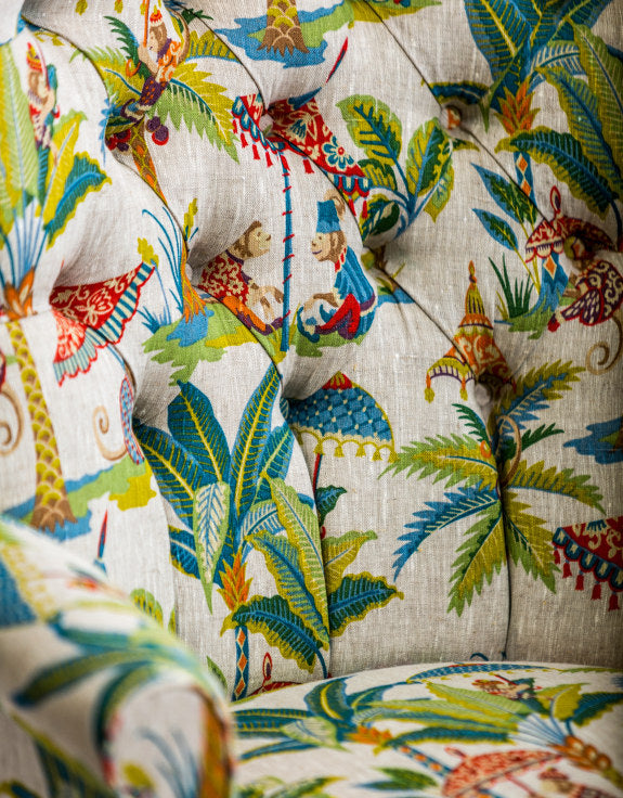 Tropical Paradise Occasional Chair - Hand Made in the UK