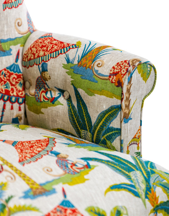 Tropical Paradise Occasional Chair - Hand Made in the UK