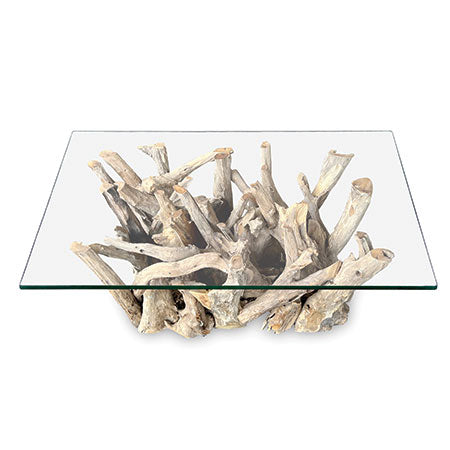 Fairwind Coffee Table with 100x70cm glass