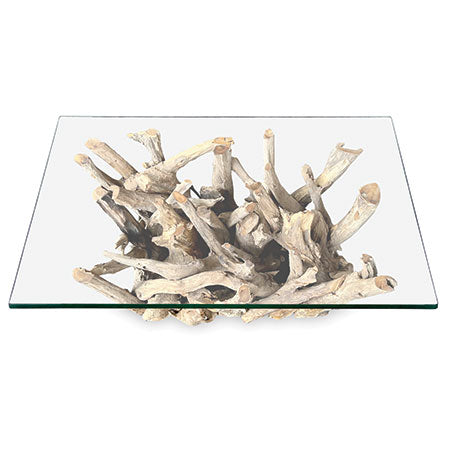 Fairwind Coffee Table with 100x70cm glass