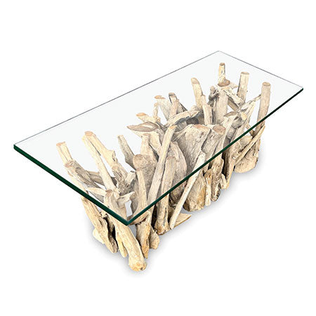 Fairwind Coffee Table with 120 x 60cm glass