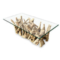 Fairwind Coffee Table with 120 x 60cm glass