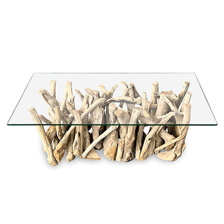 Fairwind Coffee Table with 120 x 60cm glass