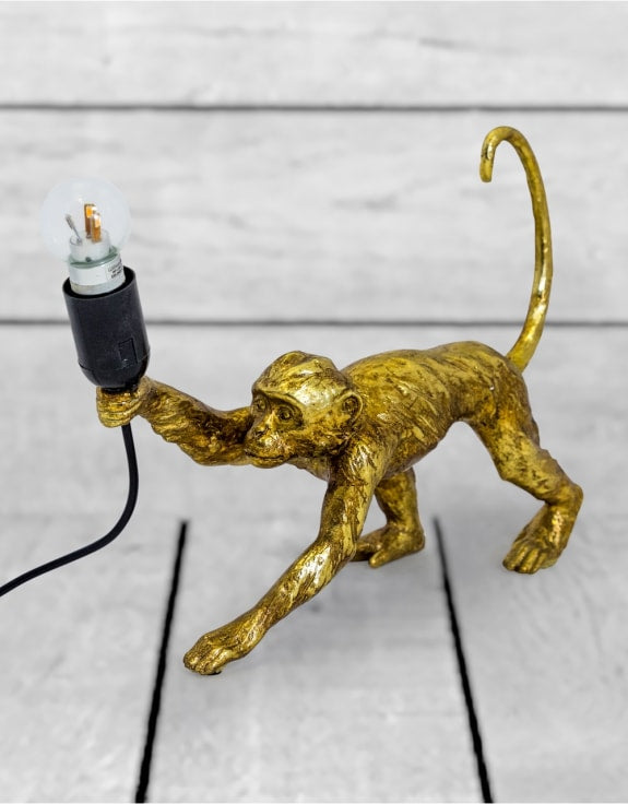 The Monkey Luminaire - Gold *SPECIAL OFFER