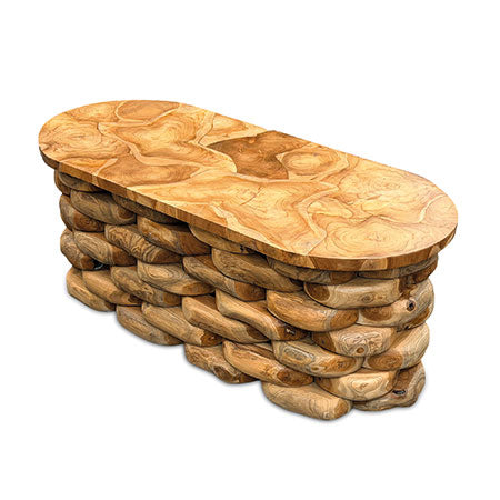 ArtRoot Oval Coffee Table - 120cm