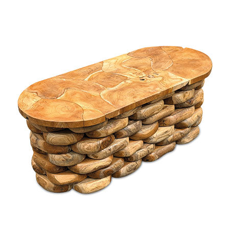 ArtRoot Oval Coffee Table - 120cm