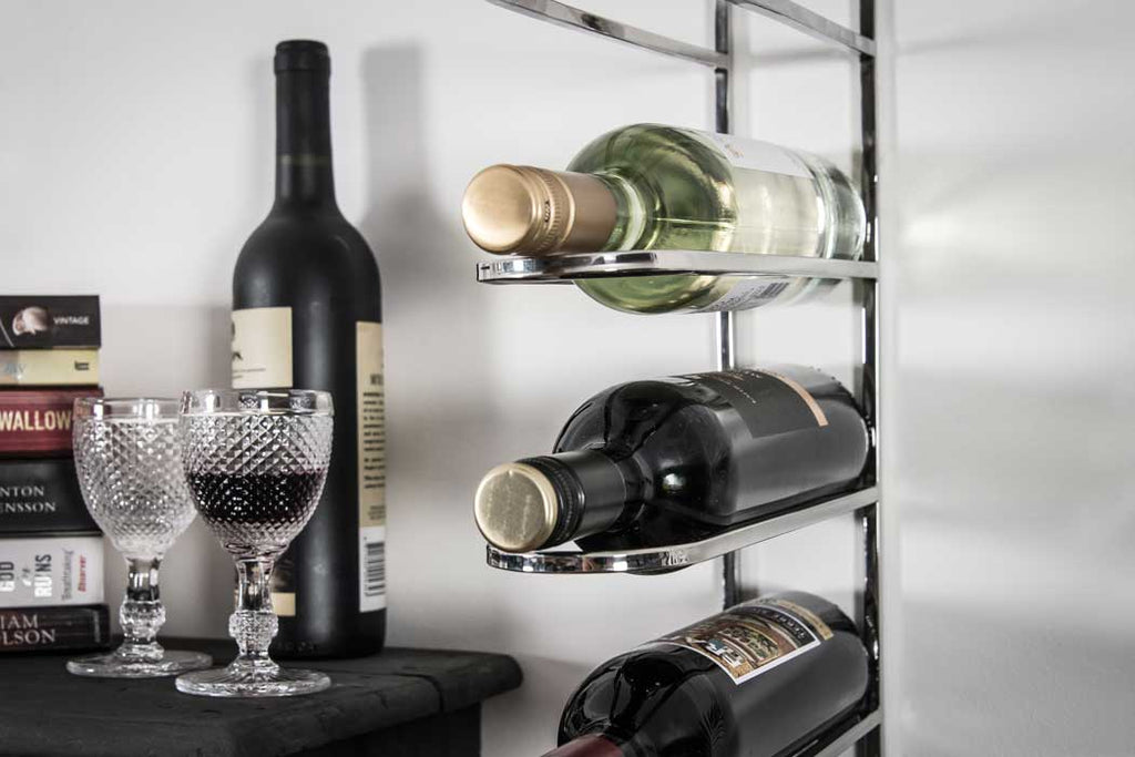 6 Bottle Mounted Wine Rack