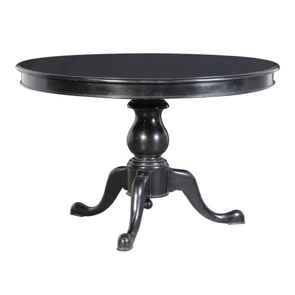 Black Drum Top Dining Table