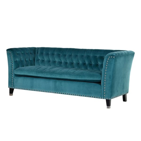 Turquoise Coloured Sofa