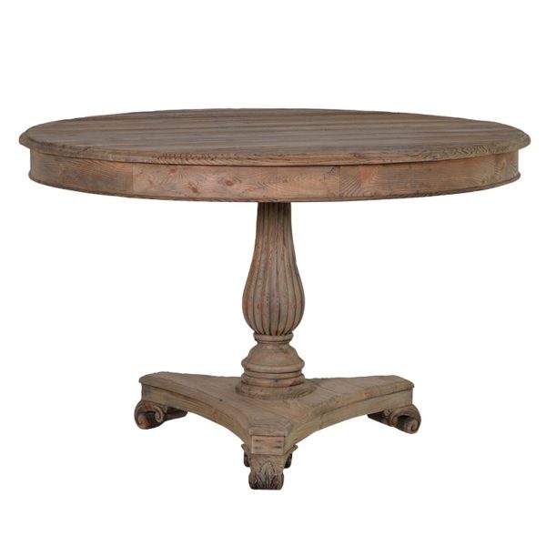 Reclaimed Pine round Dining Table