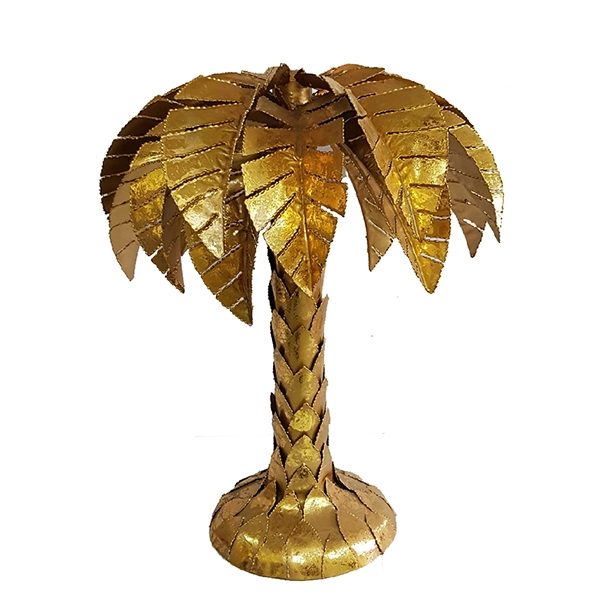 gold palm tree lamp