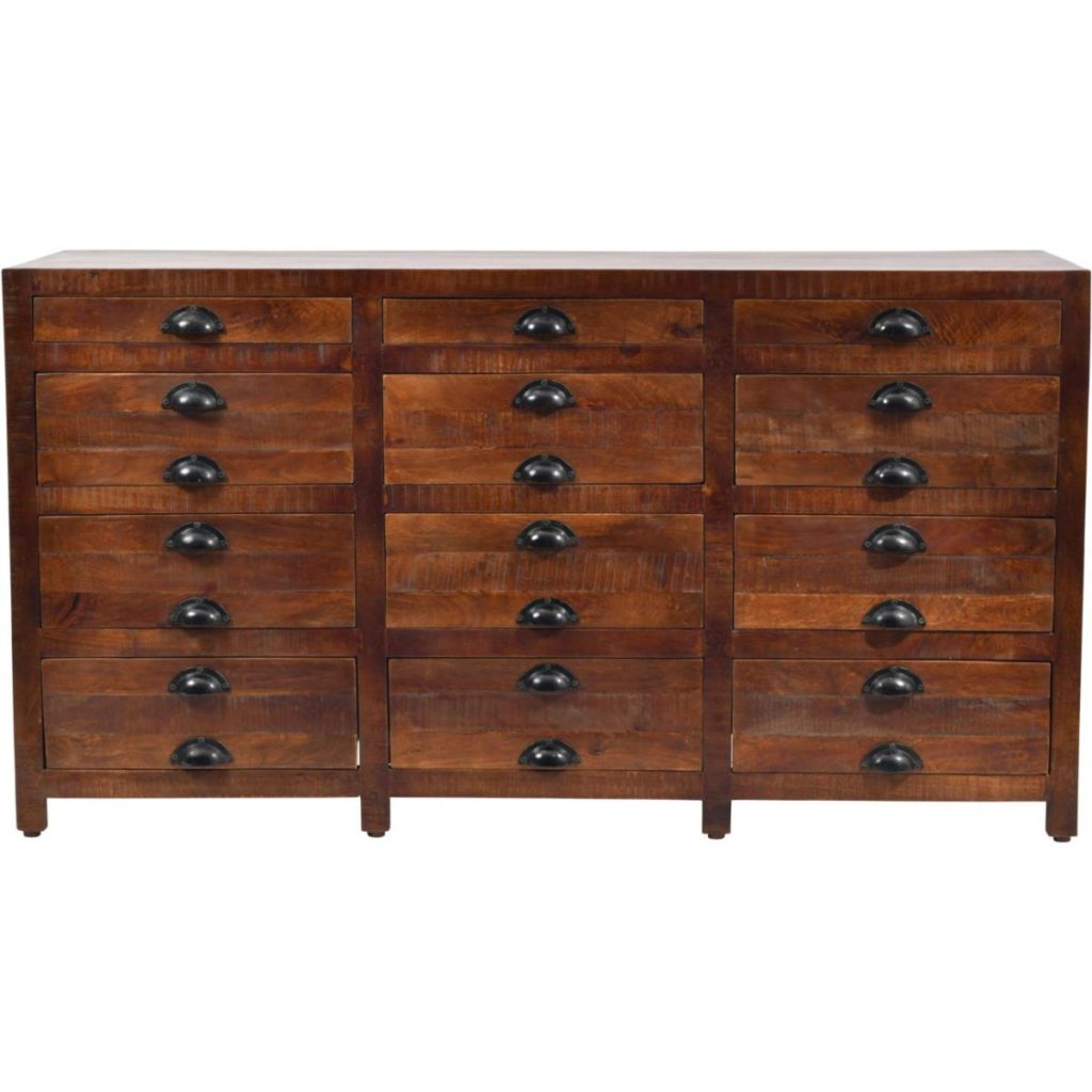 Apothecary Style 12 Drawer Chest Tree Frog